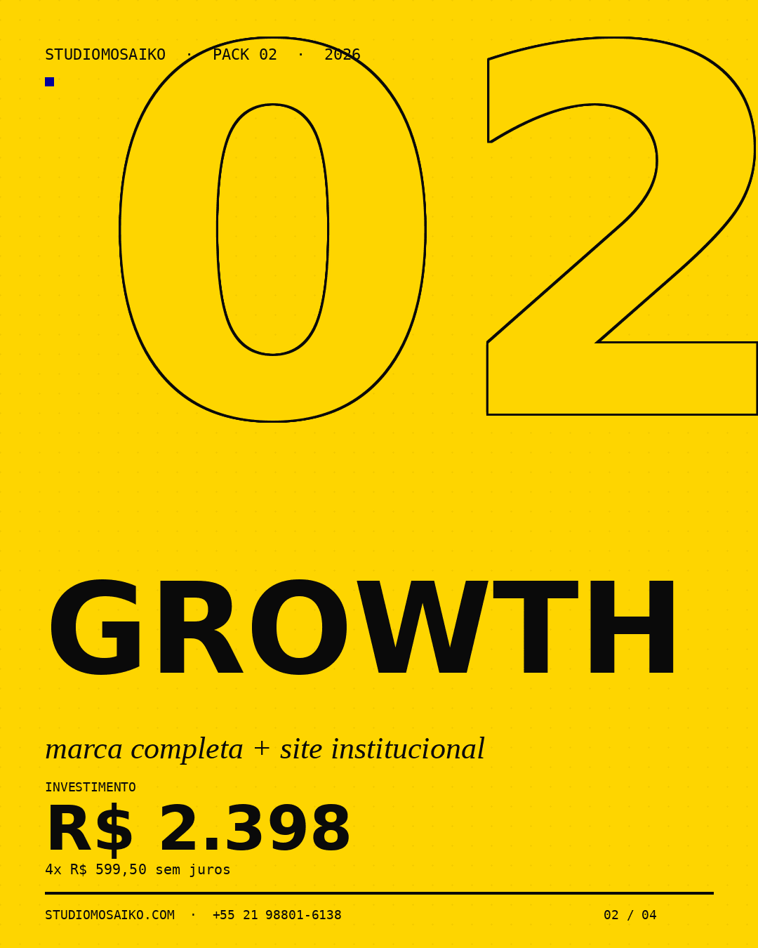 Poster GROWTH — studiomosaiko