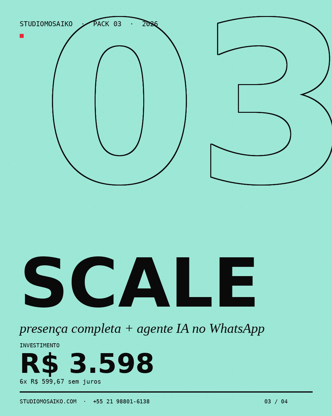 Poster SCALE — studiomosaiko